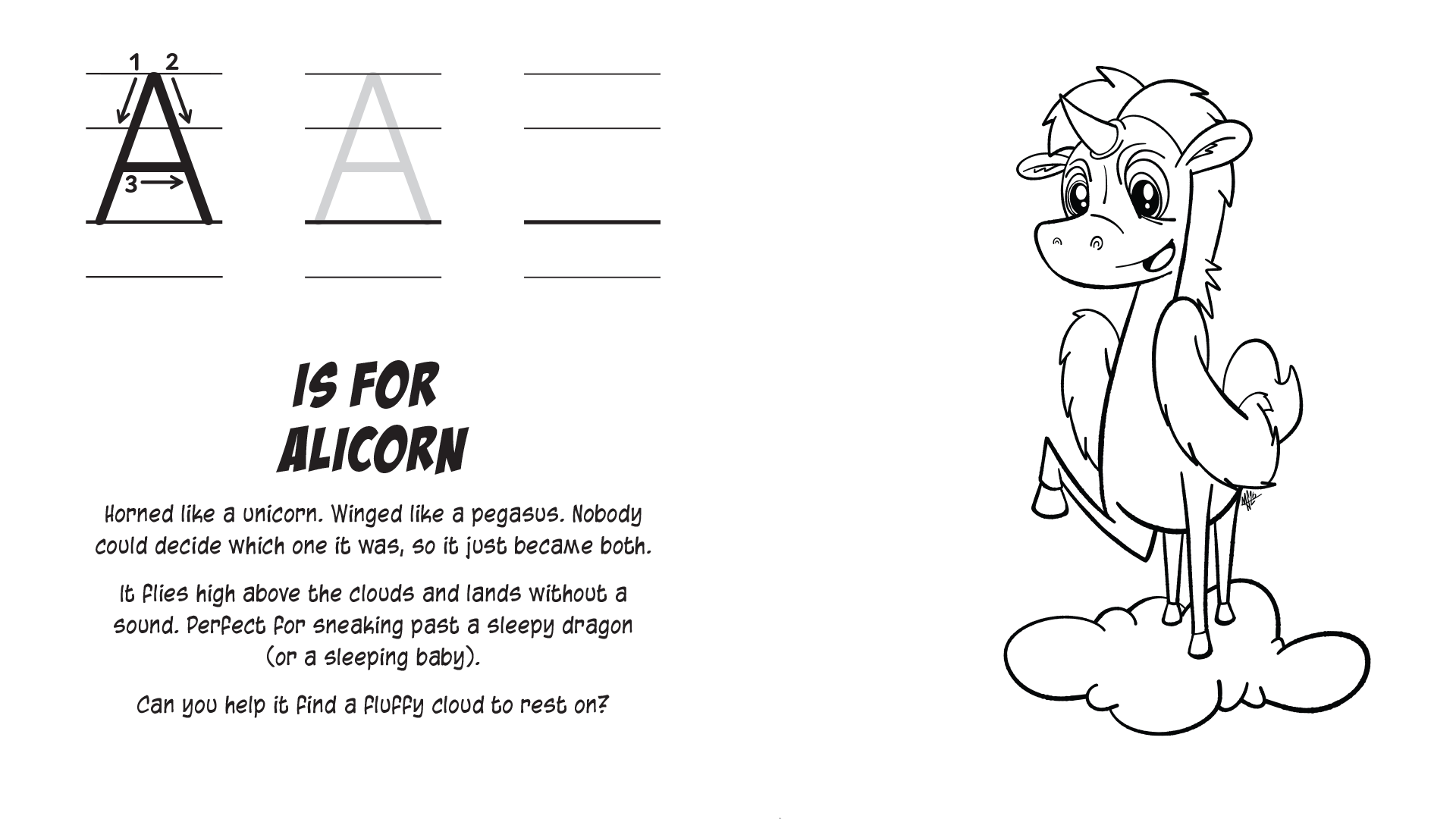 A-Z Alphabet Bestiary Activity Book